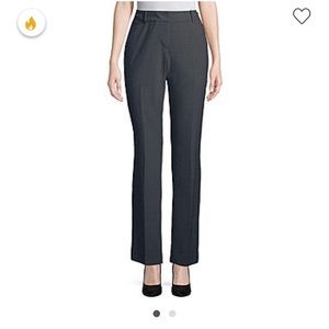 NWT Worthington Curvy Fit Gray Trouser